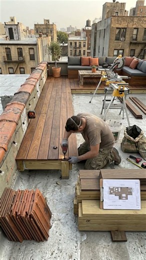 I Turned My Boring Rooftop Into a Dream Family Lounge Alone!