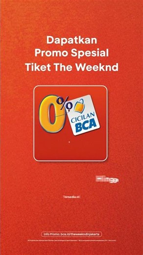 Buy The Weeknd Tickets #LightenTheLoad with 0% BCA Installments