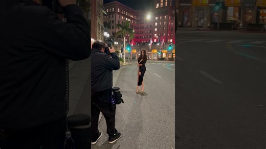 Shooting on Rodeo Drive👑 #tallgirl #model #rachelpizzolato #shorts