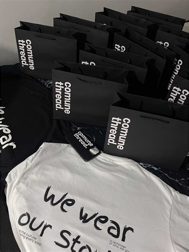 the story is just getting started. #comunethread #clothingbrand #streetwear #smallbusiness #firstdrop #tiktokfashion #community #grateful