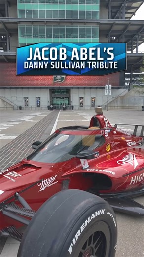 Jacob Abel's #Indy500 livery is a tribute to Danny Sullivan and his iconic “Spin and Win” victory in 1985. #INDYCAR | INDYCAR on FOX