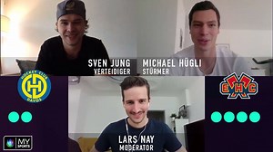 8.2K views · 38 reactions |  Wow das war spannend und witzig! Sven Jung vom Hockey Club Davos und Michael Hügli EHC Biel-Bienne schenken sich nichts im #PlayoffQuizFight⚡ Finale. Wer holt sich den Quiz-Meistertitel?  | MySports | Facebook