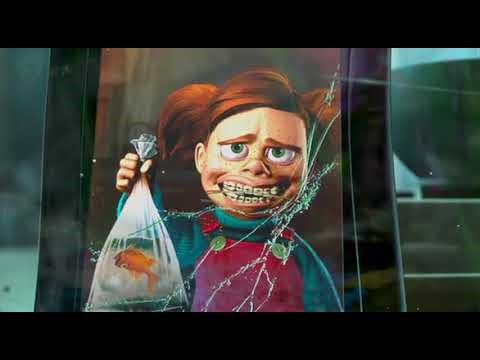 Finding Nemo: She wouldn't stop shaking the bag.