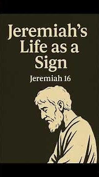 Episode-16: Jeremiah’s Life as a Sign | Jeremiah 16 | Story Time with Abhi