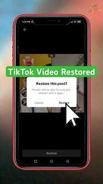 How to recover deleted TikTok video| Back up my TikTok deleted videos #TikTokdeletedvideoRecovery