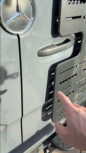 The rear van doors cannot open with a ‪@velocirax‬ but still a great bike rack #vanlife