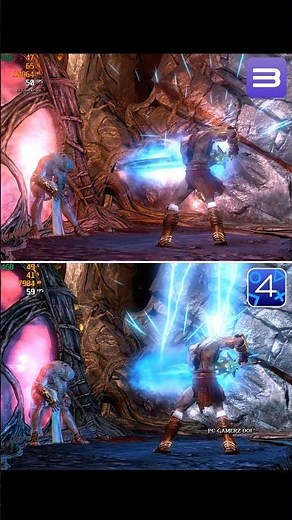 PS3 Emulator vs PS4 Emulator God of war 3 PC Gameplay Comparison
