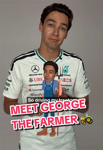 Meet George the Farmer: George Russell's F1 Farming Fun
