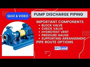 6.3 Pump Discharge Piping!! Piping Engineering!! Layouts!!