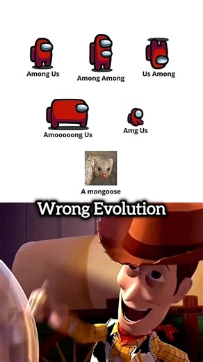 Among Us Took the Wrong Evolution #memes #amongus