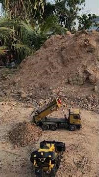 Controlling the Heavyweight RC Fleet | Huina Excavator & Dump Truck Operations