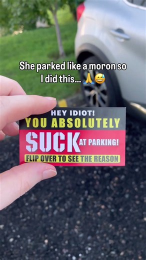 Why would she park on a disabled parking spot… #roadrage #funnymoments #karma #parkingticket