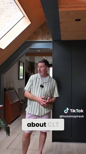 A building went up in 4 days! CLT is a really nice material to live with. It has great eco credentials and heat-retaining qualities. #CLT #construction #building #wood #architecture