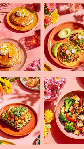 Ava on Instagram: "Here’s what you’d eat in a day on my new plant-based meal plan! I’m taking the guesswork out of your diet and nutrition goals with my brand new app! You can chat with me 24/7 and I’ll build a fully personalized meal plan just for you. It includes a shopping list, weekly check ins, and you can message me any time to update your plan based on your favorite foods, preferences, dislikes, or allergies. I’ll aslo make you a new meal plan each week! This example day is for weight mai