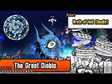 The Battle Cats | The Great Diablo - Wrath of Hell (Deadly) | Aku Cyclone 10.8