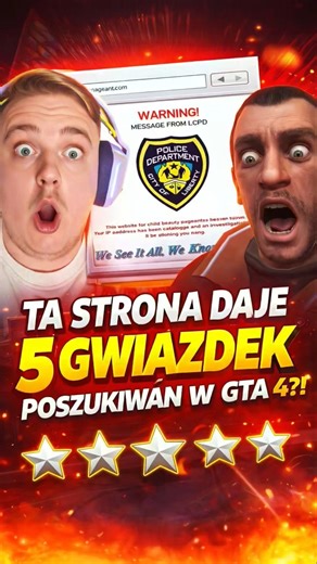 TA STRONA DAJE 5 GWIAZDEK POSZUKIWAŃ W GTA 4?! 😲😳 #viral #ciekawostki #gaming #gry #gta4 #gtav #gta6