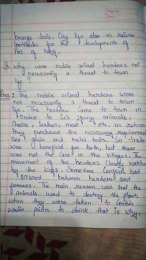 class 11 History chapter 1 📜 Writing and City Life . Question and answers🌼