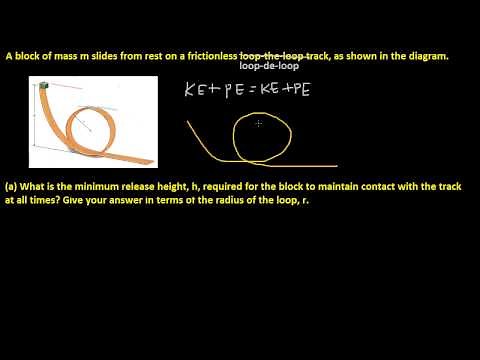 Block Sliding Down Loop-De-Loop