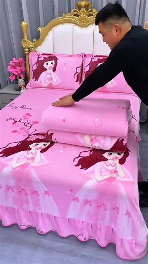 #Home textile #Milk Fleece lined four-piece set bedsheet " #shortsfeed