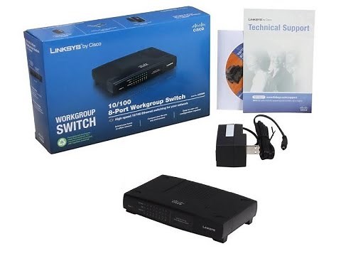 EZXS88W Linksys EtherFast 8-Ports 10/100Mbps Workgroup Switch