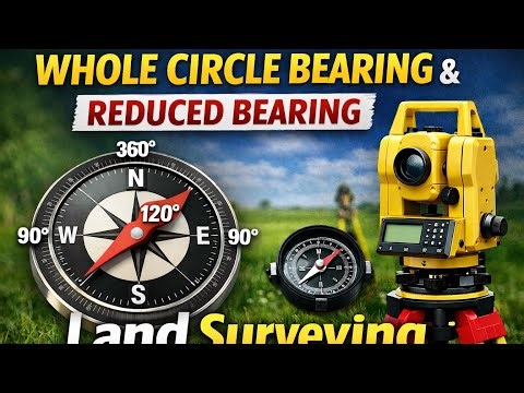 Whole Circle Bearing and Reduced Bearing deeply explained in Urdu || best video for beginner's