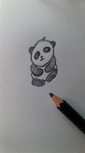 Your First Baby Panda Tutorial 😳✨ #foryou #art #shorts #howtodraw #easydrawing #tutorial #awesome