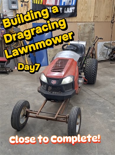 Building a #dragracing #lawnmower day 7! Guys we got battery power. A mechanically completed #MowKart . I promise Yall its the fine details that take the longest. But I'd you want #custom you gotta give it that Lil extra touch! Let me know if you like what you see! Start from the beginning here @SpazzyD Don't forget to follow so you dont miss an update!