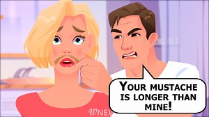 108K views · 1.7K reactions | I grew a mustache overnight | Delight Stories | Facebook