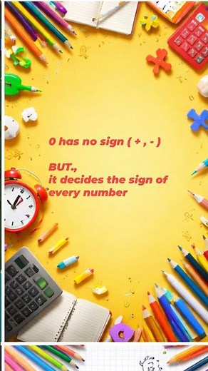 🔢 Amazing Maths Fact | Why 0 is Neither Positive Nor Negative?