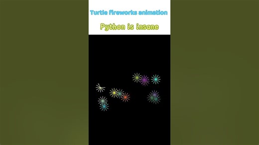 Simple python turtle animation #pythonprogramming #pythonturtlegraphics @CodeWithHarry
