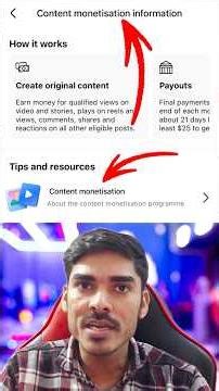 Content monetization enable kaise kare 😍 content monetization information #fb #contentmonetization