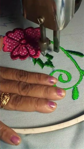 leaf pattern embroidery design 🌿🌿🌿🌿🌿🌿 zigzag stitch