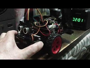 The Arduino-controlled robot car is a little large, but the program is easy to understand. Rechar...
