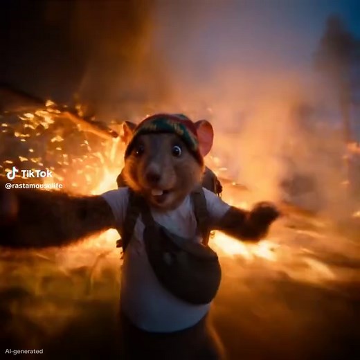 Rasta Mouse Adventures: Lighting a Fire in the Wilderness