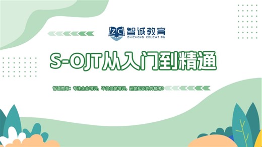 智诚教育：什么是SOJT从入门到精通