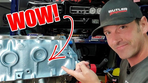 Engine Block Painting, including a Paint Booth! Pontiac short block re-build, Part 2