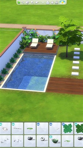 Pool Idea in Sims 4 #sims #simstok #simsbuild #sims4 #sims4build #sims4tok #sims4tutorial #sims4buildingtips #thesims #thesims4 #thesims4tutorial