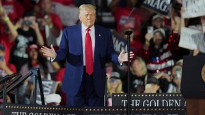 Michigan rally marks Trump's largest event since returning to the White House