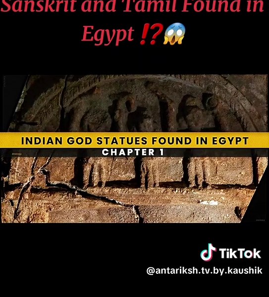 Sanskrit and Tamil Language Discoveries in Egypt