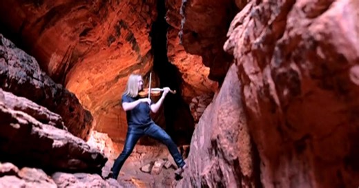 The story of violinist Tyler Carson, the "Fiddler on the Rock"