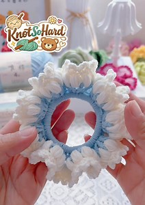 163K views · 2.5K reactions | Make a beautiful lily of the valley crochet flower scrunchie using cotton yarn and basic stitches. This quick project is beginner-friendly and perfect for short reels, small accessories, gifts, or handmade items to sell. Follow the reel for a fast overview, then check the full tutorial to learn every step. #CrochetReels #BeginnerCrochet #crochetscrunchies #HandmadeIdeas #EasyCrochet | Jonalyn B. Mangunay | Facebook