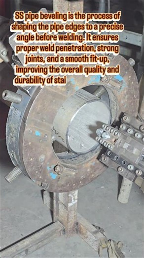 SS Pipe Beveling Process