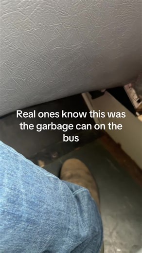 The Garbage Can on the Bus: A Relatable Experience