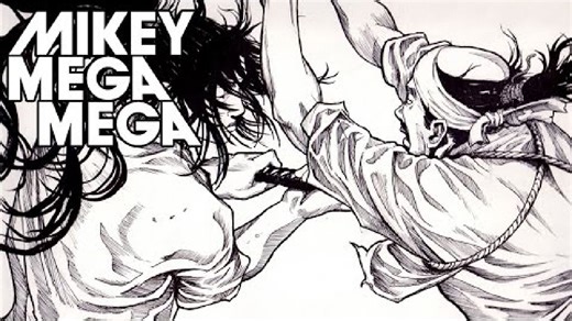 浪客行(漫画) 勾线倍速流程 - 井上雄彦习作01 MIKEY MEGA MEGA