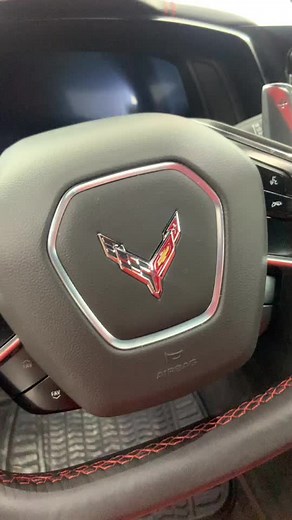Corvette C8 Interior Showcase: Steering Wheel Details