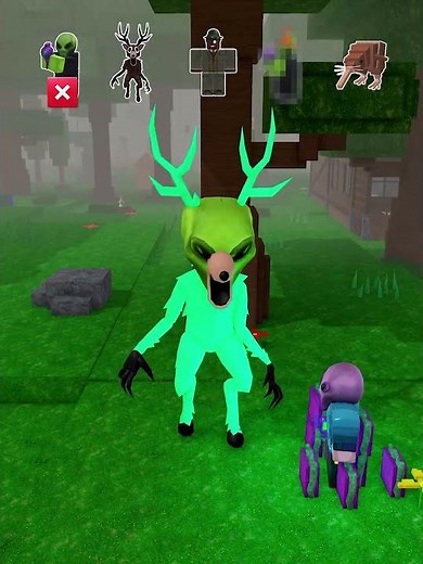 👽 Trolling Alien with Items 😂 #99nightintheforest #roblox