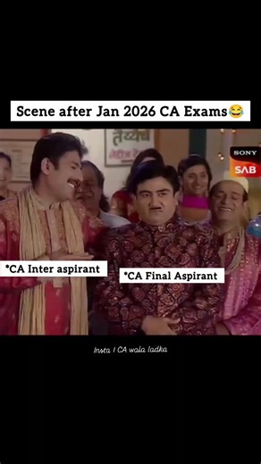 @ca__wala__ladka on Instagram: "Foundation wale ki Mauj thi bhai 😂😂🔥💯💯 Inter G2 walo ki bhi 💯🔥😂 #caexams #ca__wala__ladka #caaspirants #ca #castudentslife"