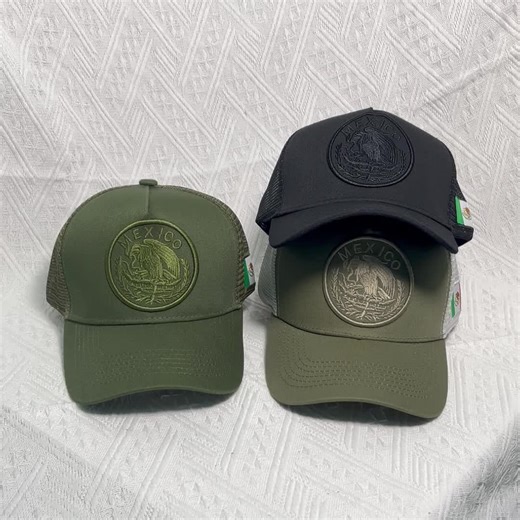 video, Unisex Mexico Flag Embroidered Camouflage Baseball Cap Mesh Hat Outdoor Sport Adjustable S...