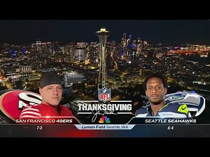 NFL on NBC intro | SF@SEA | 11/23/2023