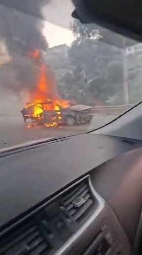 59K views · 139 reactions | استهداف سيارة على طريق عام البيسارية #OTVLebanon #OTVNews | OTV | Facebook